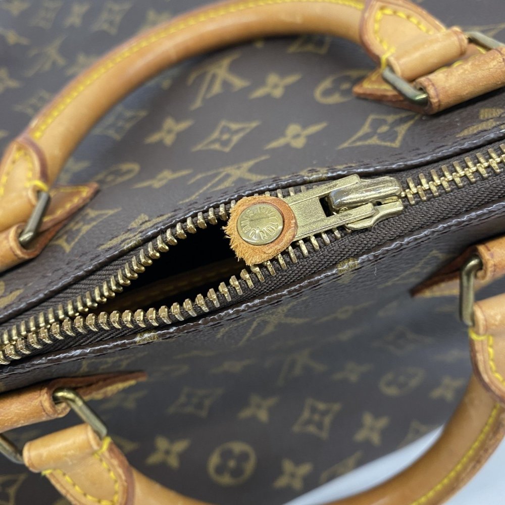 LOUIS VUITTON Brown Monogram Speedy 40 Bag - Picture 6 of 13